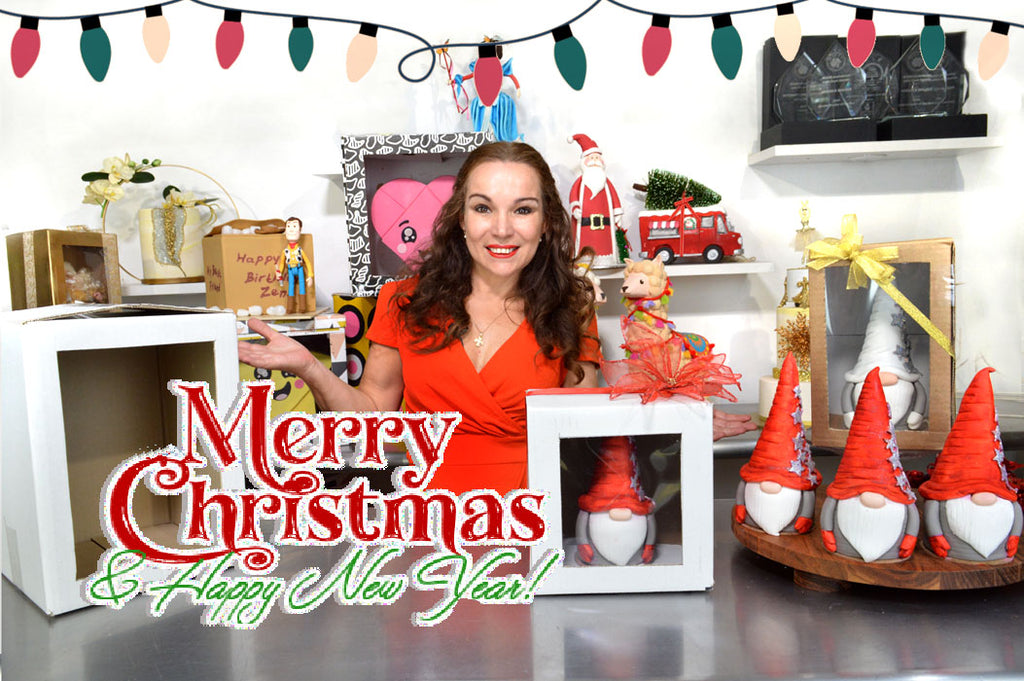 Gnomes Mini Christmas Cake