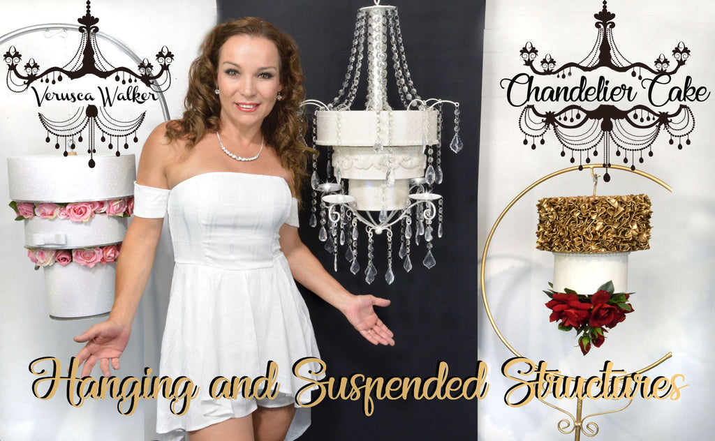 January Youtube Video - HANGING CHANDELIER CAKE