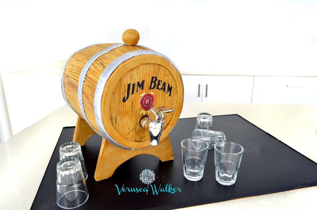Whisky and Wine Barrel Template